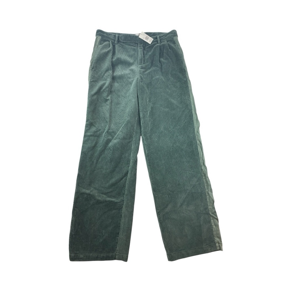 Awet Asmeret Corduroy Men’s Pants Striped Teal Green 32x31 NWT RARE MSRP $195